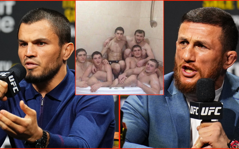 ‘How about jacuzzi?’… Merab Dvalishvili throws hilarious jibe at Islam Makhachev and Umar Nurmagomedov at UFC 311 press conference