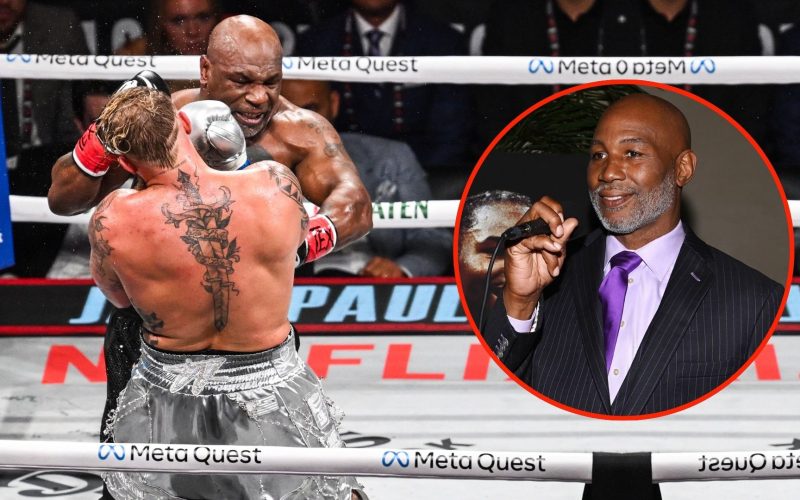 Mike Tyson’s controversial comeback fight with Jake Paul defended by old rival Lennox Lewis: ‘People were happy to attend’