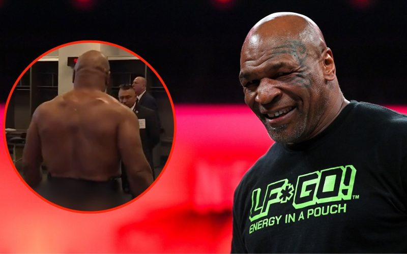 Mike Tyson finally reacts to the explicit viral moment of him before his fight against Jake Paul