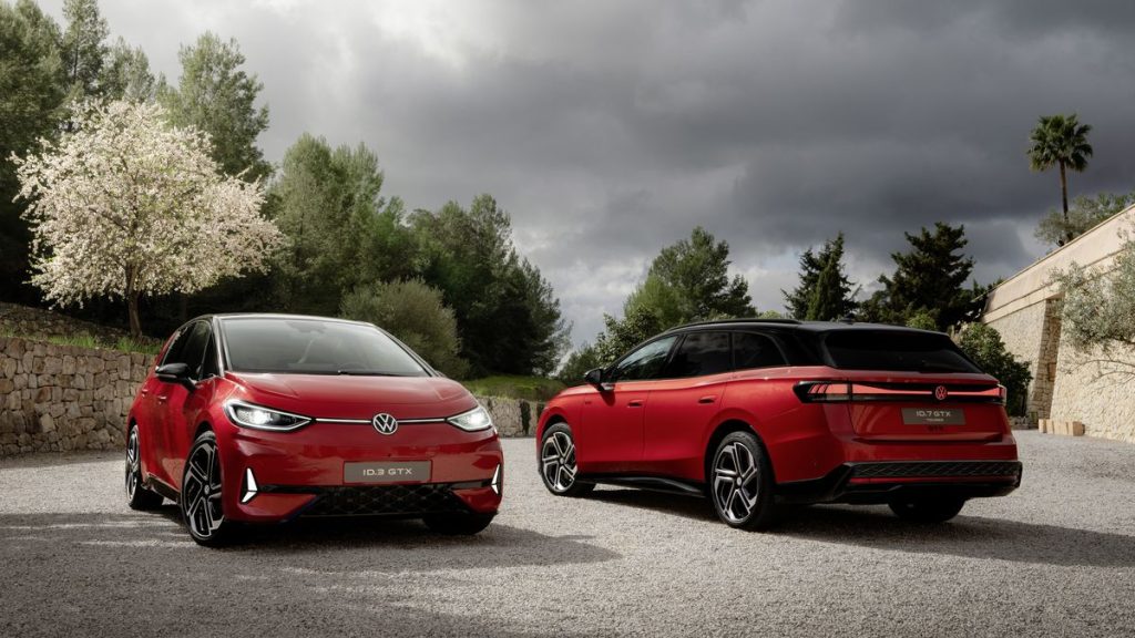 Volkswagen launches the ID.3 GTX: the first electric hatchback in its series