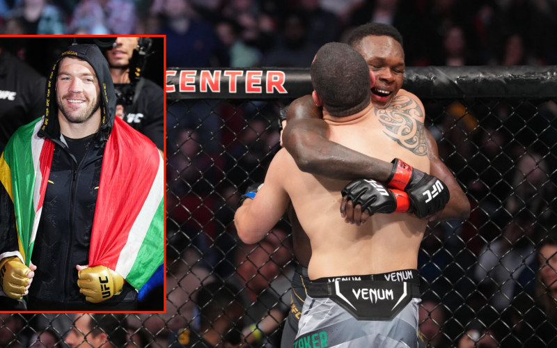 ‘It works’… Robert Whittaker and Israel Adesanya laugh at the way Dricus du Plessis fights