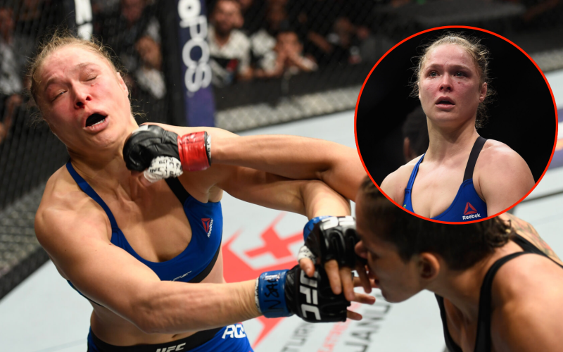 Ronda Rousey ate 14-punch combination as she was pummelled into retirement by MMA GOAT