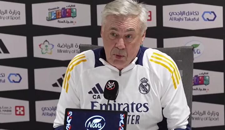 Real Madrid manager Carlo Ancelotti – ‘Having the Supercup in Saudi Arabia is good for Spanish football’