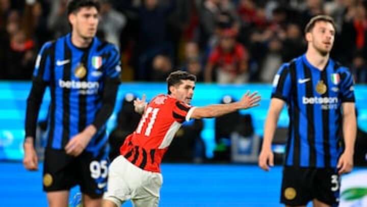 Pulisic on target to clinch his first title in Italy as AC Milan lift the Supercoppa