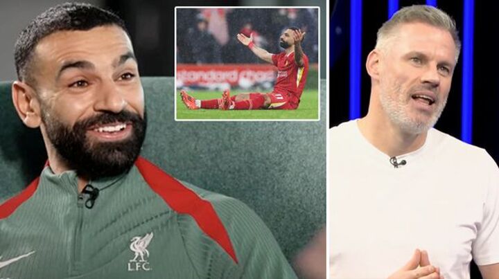 Mohamed Salah hits out at ‘obsessed’ Jamie Carragher over latest Liverpool swipe