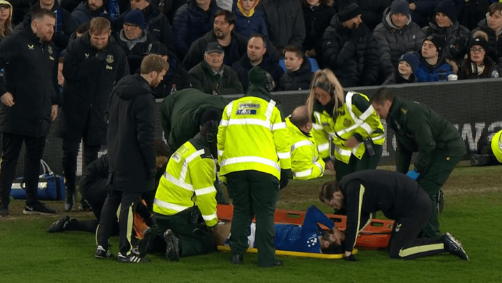 Armando Broja given oxygen and carried off on stretcher in final moments