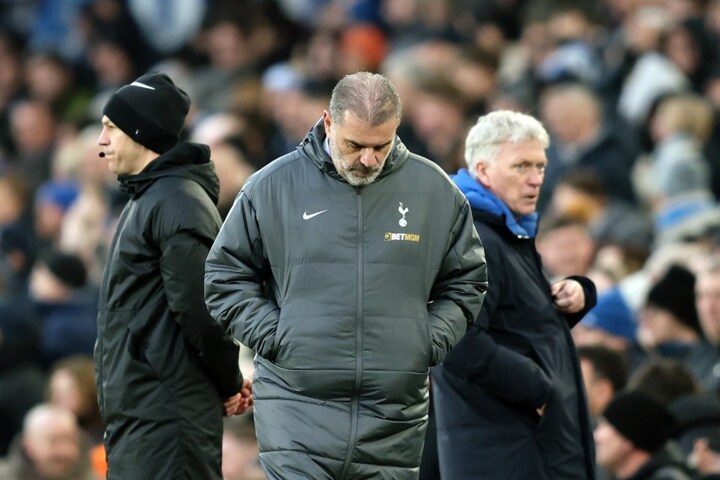 Ange Postecoglou backed by Spurs board despite Everton horror show but faces huge seven days with job on the line