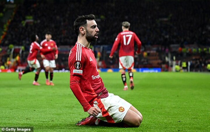 Man Utd eclipse Arsenal and Chelsea European record after Fernandes’ late show