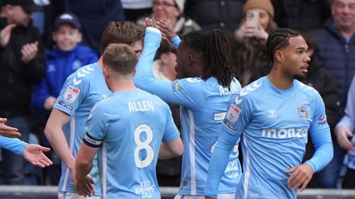 Coventry City 2-1 Watford: Victor Torp double steers Frank Lampard’s Sky Blues to victory