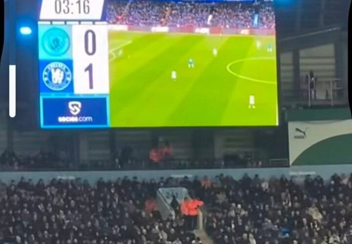 Former Chelsea flop forced to explain himself after he is spotted sitting with Man City fans for defeat at Etihad