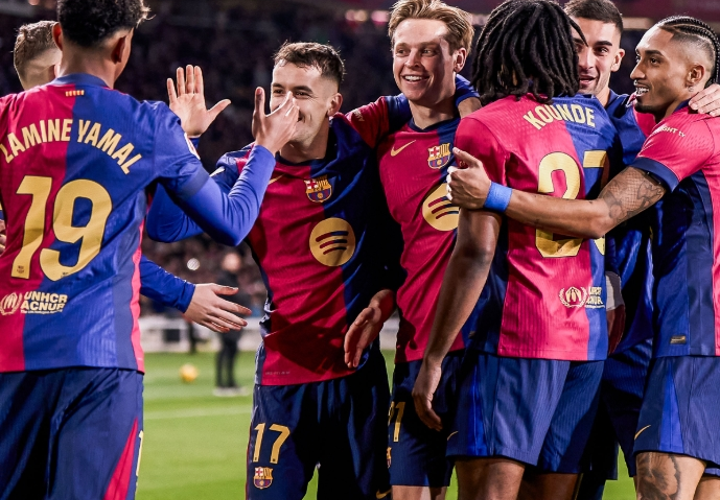 Barcelona 7-1 Valencia: Fermín, Raphinha and co. score to see huge win at home