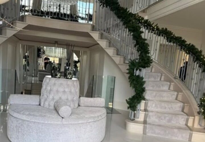 Wayne Rooney’s wife Coleen gives glimpse inside £20million mansion as she shares pic of stunning foyer and chandelier