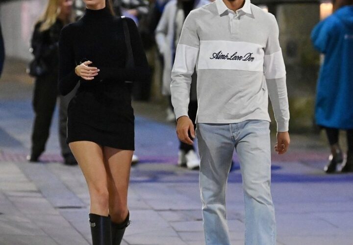 Trent Alexander-Arnold’s new girlfriend Estelle Behnke puts on leggy display as she and Liverpool star head out on date