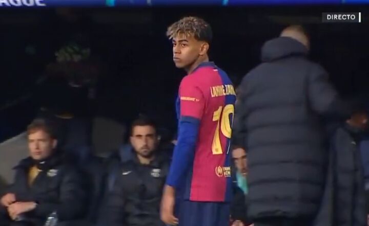 Lamine Yamal admits to anger at substitution in Barcelona-Atalanta