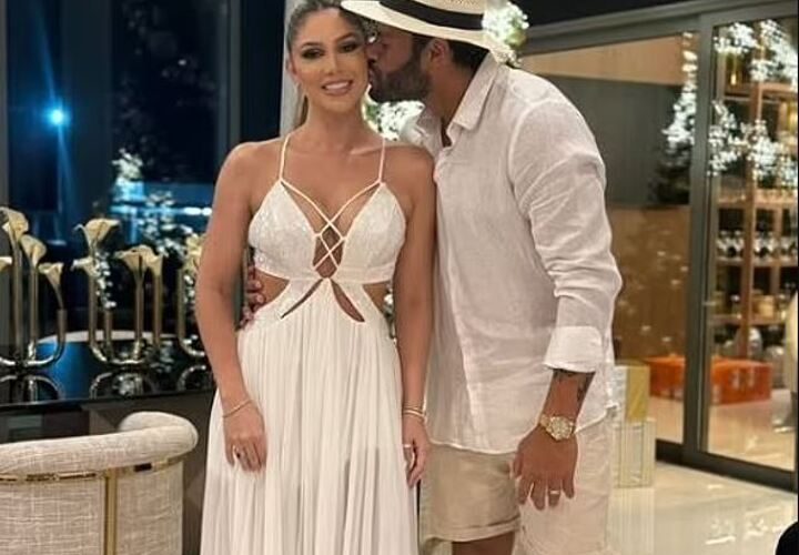 ‘We unite in one heart’ gushes Brazil legend Hulk as he marries ex-wife’s NIECE