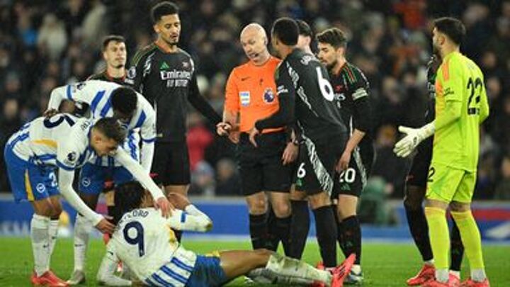 Ref Watch: William Saliba didn’t get the ball in penalty incident at Brighton – the ball got him