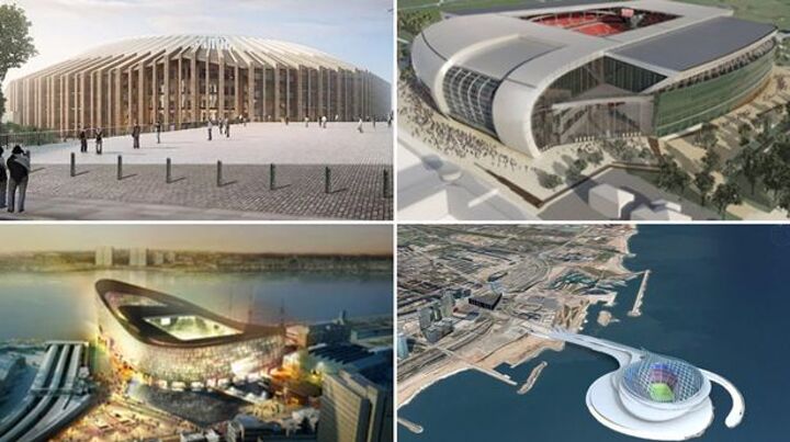 Football stadiums that never were including stunning Liverpool and Chelsea concept designs