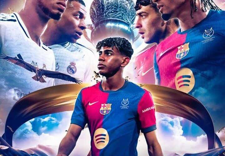 Barcelona poster before Super Copa Finale:🏆 MATCHDAY! 🏆