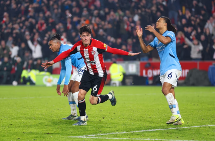 Brentford 2-2 Man City: Hosts claw it back from 2-0 down as Wissa & Nørgaard net