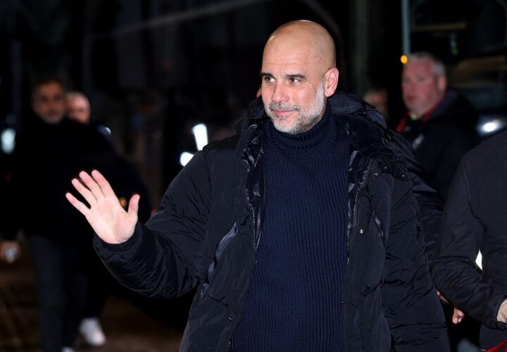 Pep Guardiola still wearing his wedding ring for Man City clash hours after news of shock split from wife Cristina Serra