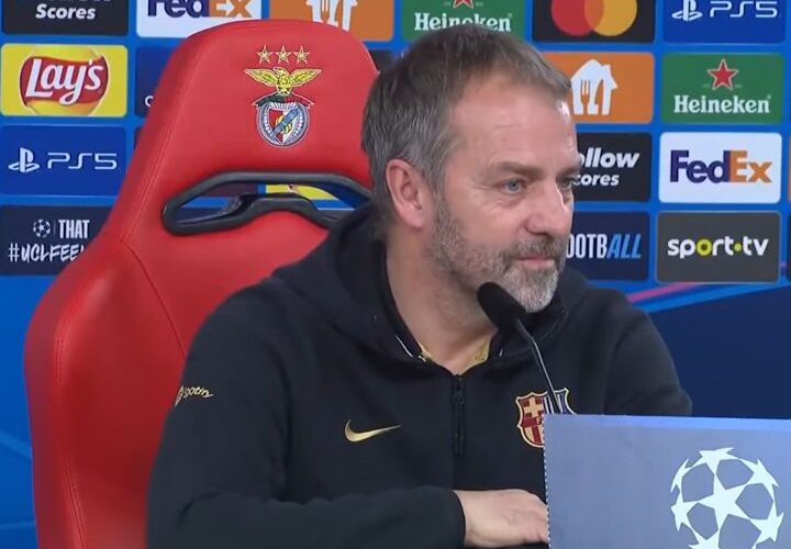 ‘It’s a clear penalty, you don’t need VAR for that’ – Barcelona manager Hansi Flick on Jules Kounde call