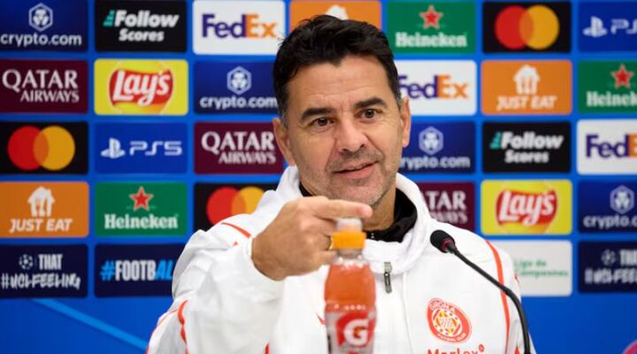 Girona manager Michel Sanchez still hopeful of Champions League progression