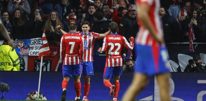 10-man Atletico Madrid fight back to secure Champions League victory over Bayer Leverkusen