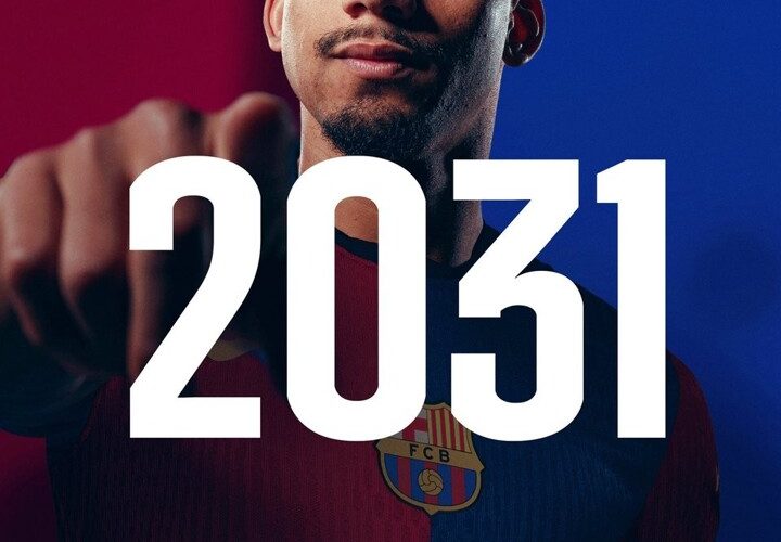 OFFICIAL: Araujo has agreed on new contract at Barcelona valid until June 2031