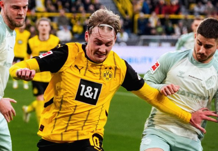 Dortmund 2-2 Bremen: BVB drop pts again, Schlotterbeck sent off, Guirassy nets