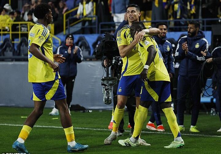 CR7 nets his 20th goal of the season for Al-Nassr