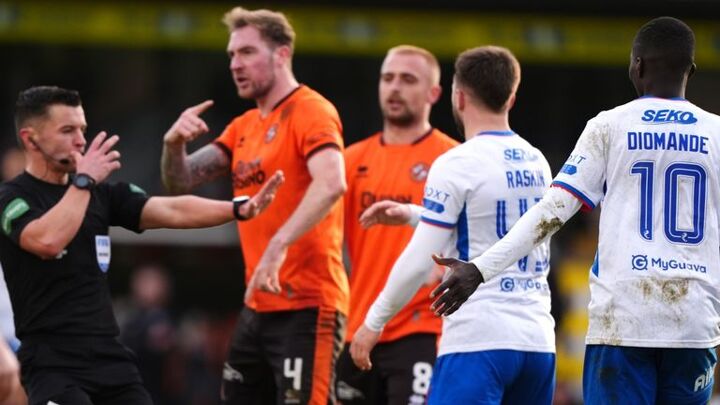 Scottish Premiership: Ref Watch on ‘shock’ Mo Diomande red card, Ross County-Hibs drama, Hearts correct opener and more