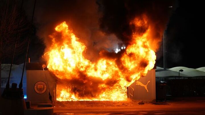 Man City release statement after fire breaks out at Etihad Stadium and fans evacuated