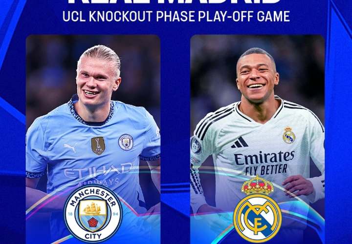 Man City & Real Madrid facing each other in UCL for a fourth consecutive season