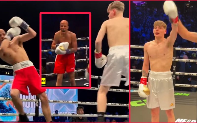 Afghan Dan vs Little T result: Horror injury puts end to comical Misfits Boxing grudge fight