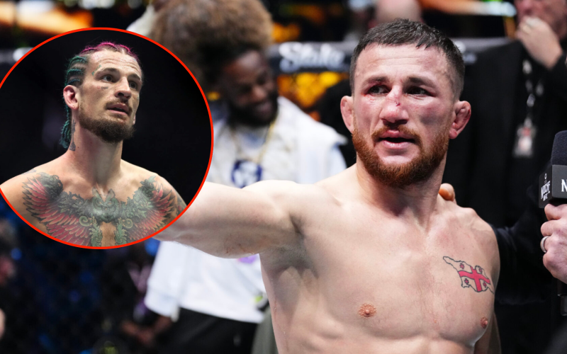 ‘Coaches shouldn’t behave like this’… UFC fans slam Sean O’Malley’s team as controversial title fight footage goes viral