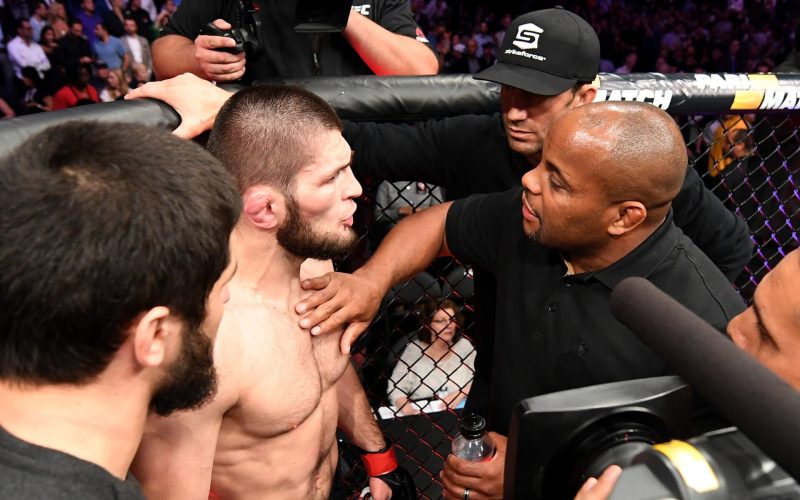 Daniel Cormier was paid $10,000 to stop Khabib Nurmagomedov and Conor McGregor’s infamous brawl