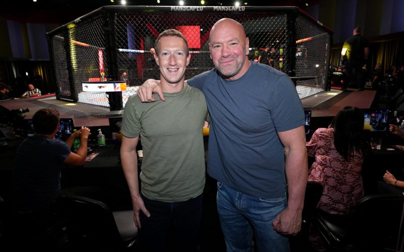 Dana White announces new career as he joins up with Mark Zuckerberg and Meta