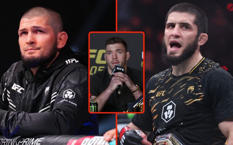 Islam Makhachev branded ‘almost Khabib’ by Dricus Du Plessis after teasing middleweight title challenge