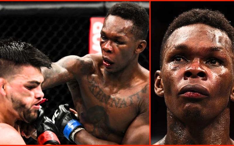 Israel Adesanya knocked opponent down four times in brutal war to win first UFC title