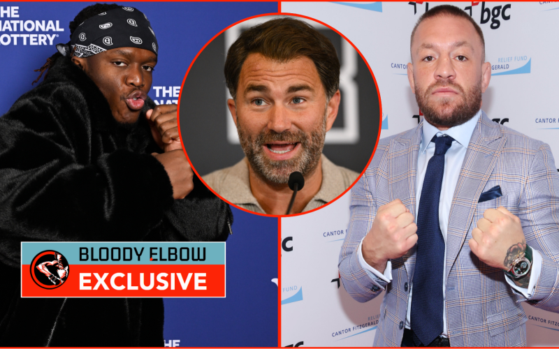 Eddie Hearn warns Conor McGregor of major concern for KSI fight as talks continue