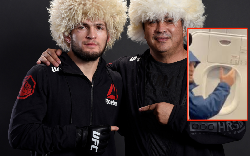 Khabib Nurmagomedov didn’t tell his own coach about plane removal incident until video went viral