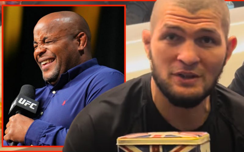 Khabib Nurmagomedov fires hilarious jab at ‘bad student’ Daniel Cormier in behind the scenes video