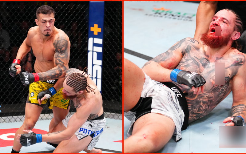 Middleweight gets viciously KO’d after missing weight for first card of the year at UFC Vegas 101