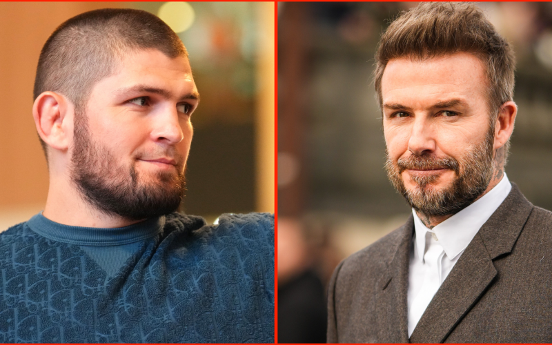 ‘I smash your face’… Khabib Nurmagomedov shares hilarious story about meeting Football legend David Beckham