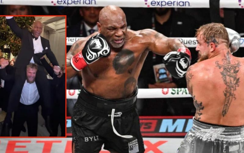 ‘Best friends’ Jake Paul and Mike Tyson reunite for first time since controversial fight