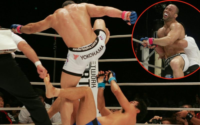 Wanderlei Silva smiled as he stomped opponent unconscious in the most violent win of his legendary career