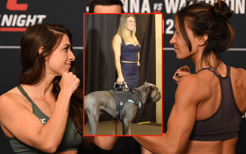 Mackenzie Dern explains why ’emotional support’ dog will be by her side during UFC Vegas 101 fight week