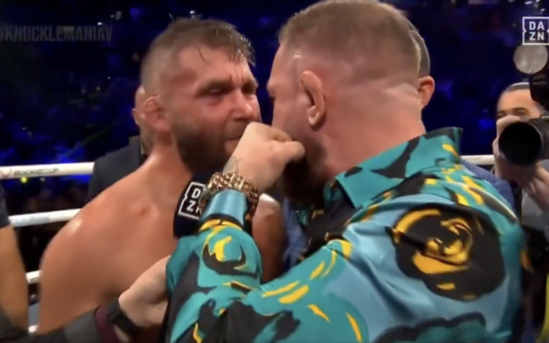 ‘Make the date’… Conor McGregor faces off with long-time rival after TKO win over ex-UFC champion in BKFC Knucklemania main event