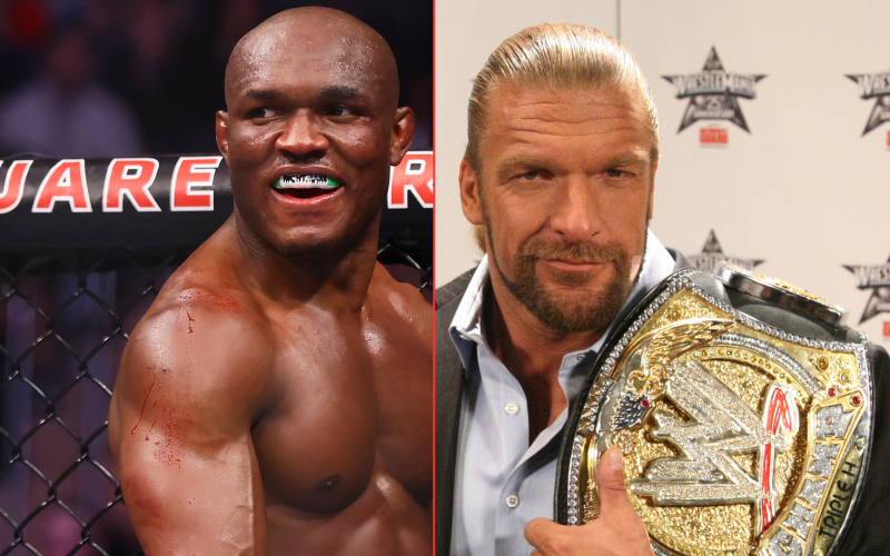 Kamaru Usman teases ‘something special’ after meeting Triple H at WWE HQ