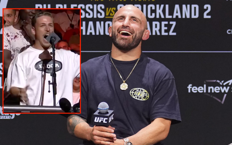 Alexander Volkanovski ‘asked on a date’ by fan as UFC 312 Q&A gets bizarre